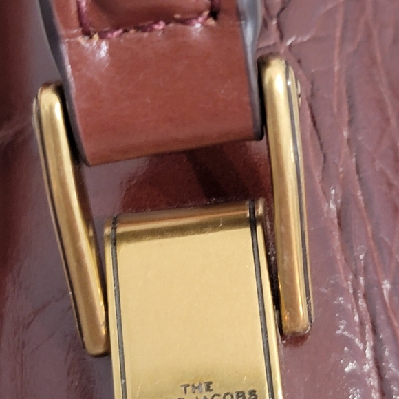 Marc Jacobs Uptown Leather Shoulder + Top Handle Handbag Satchel. Never Used! - Picture 6 of 11